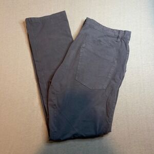 $158‎ Good Man Brand Pro Slim Fit Chino Pants Grey Mens 34 Cotton Stretch